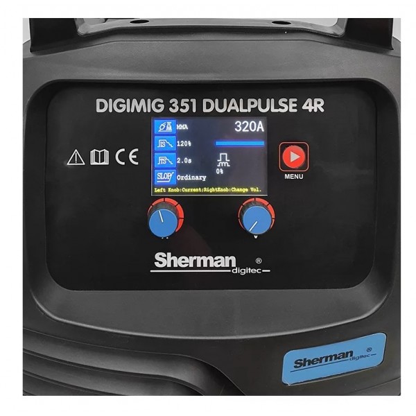 Inverterinis suvirinimo aparatas DIGIMIG 351 DUALPULSE 4R